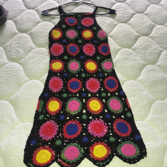 Olivia Rodrigo’s Crochet colorful dress size 2 - Picture 5 of 6